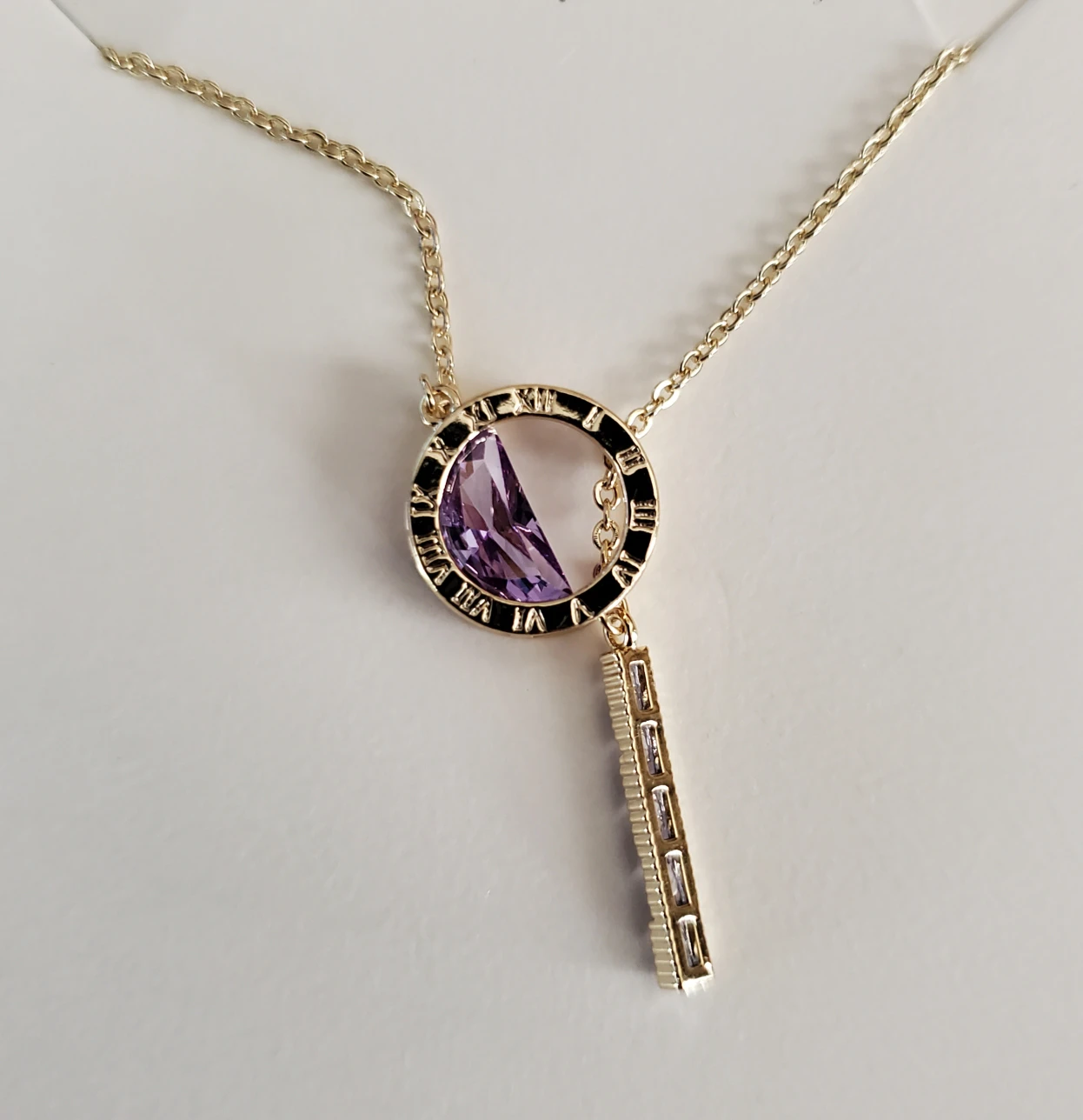 Brand New Luxury Steel Colorless Necklace image indicator(3)