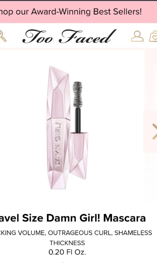 2 x Too Faced Damn Girl Mascara image indicator(2)