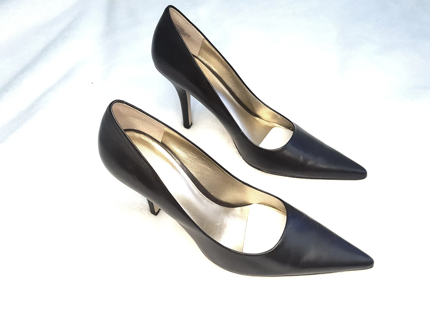 Nine West Leather heels pumps shoes $144 thumbnail