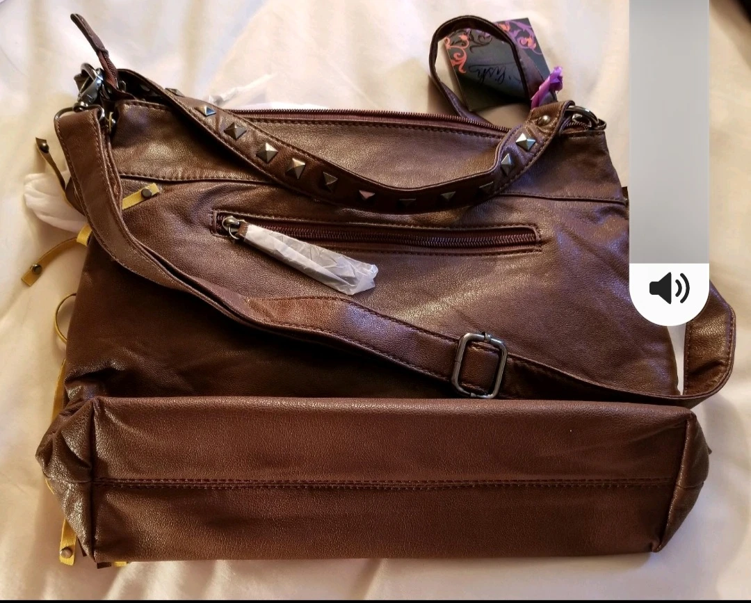 Brand NEW BOHO leather bag image indicator(2)