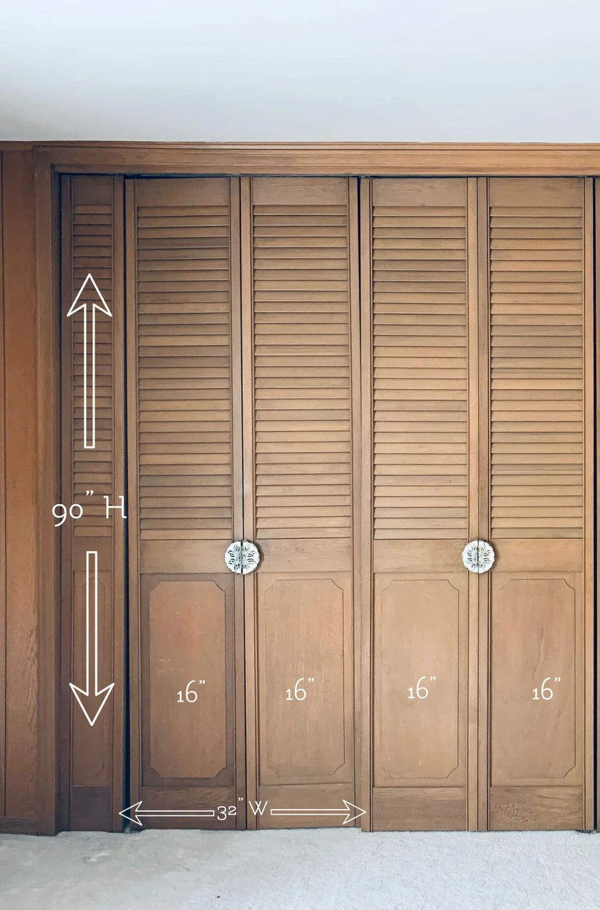 Half Louvre Bifold Wood Doors - photo 5
