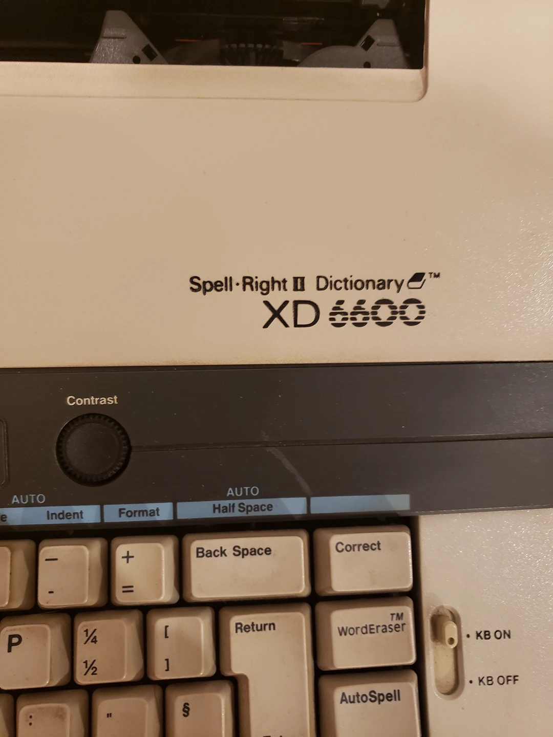 Smith Corona Portable Digital Electric TypeWriter XD 6600 - photo 5