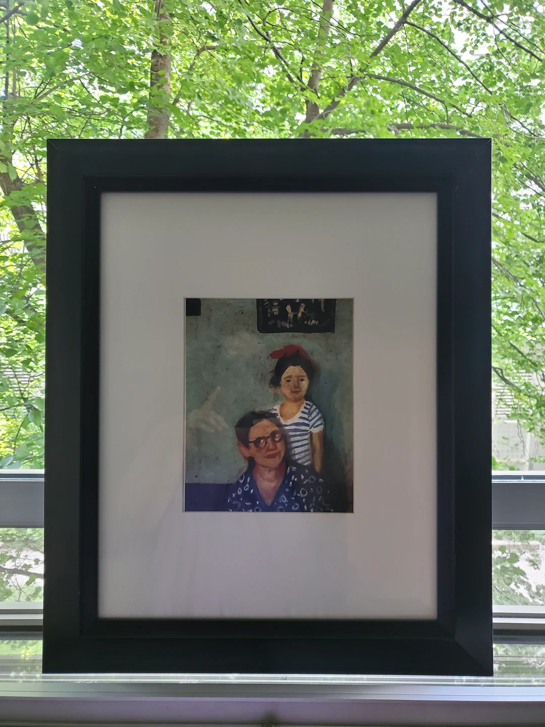 A Girl and her Nonna Art Print 8×10