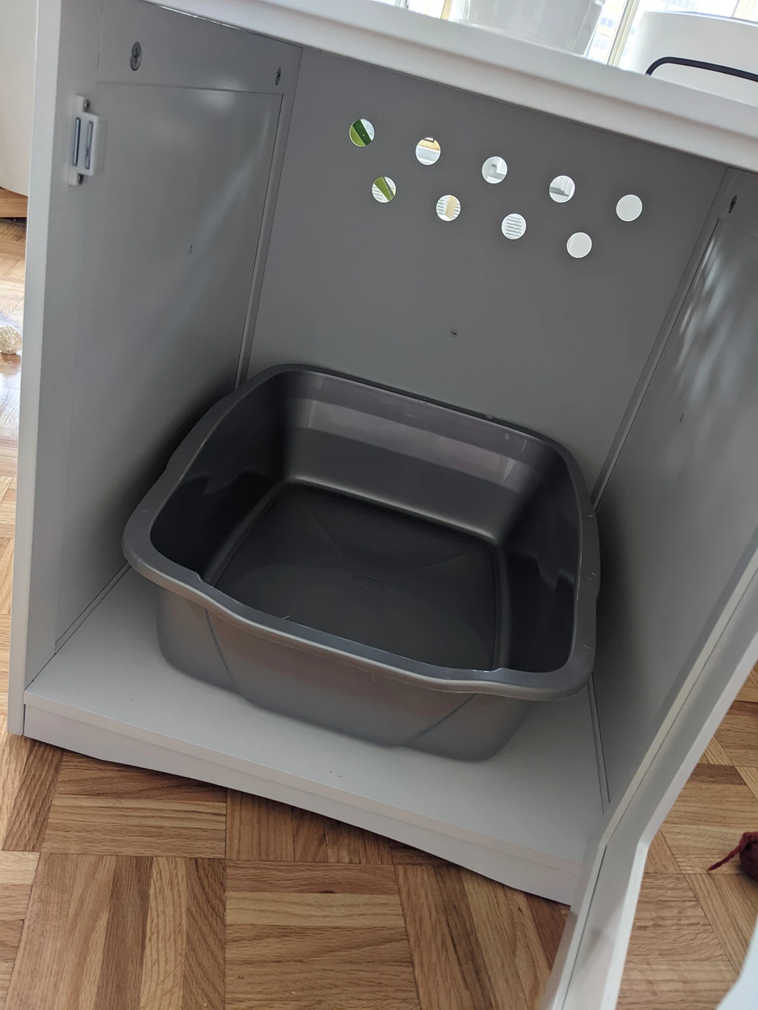 Litter Box Enclosure with Box image indicator(2)
