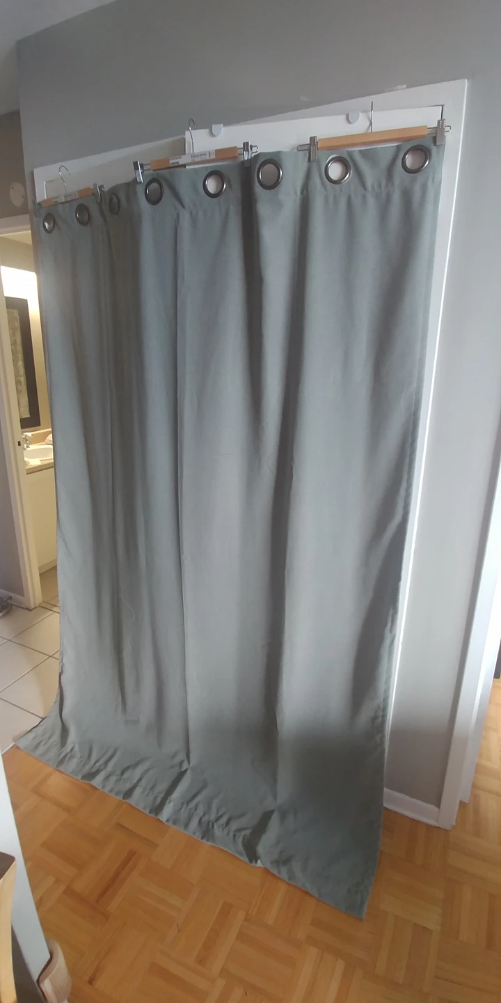 4 curtain panels.  good quality thumbnail
