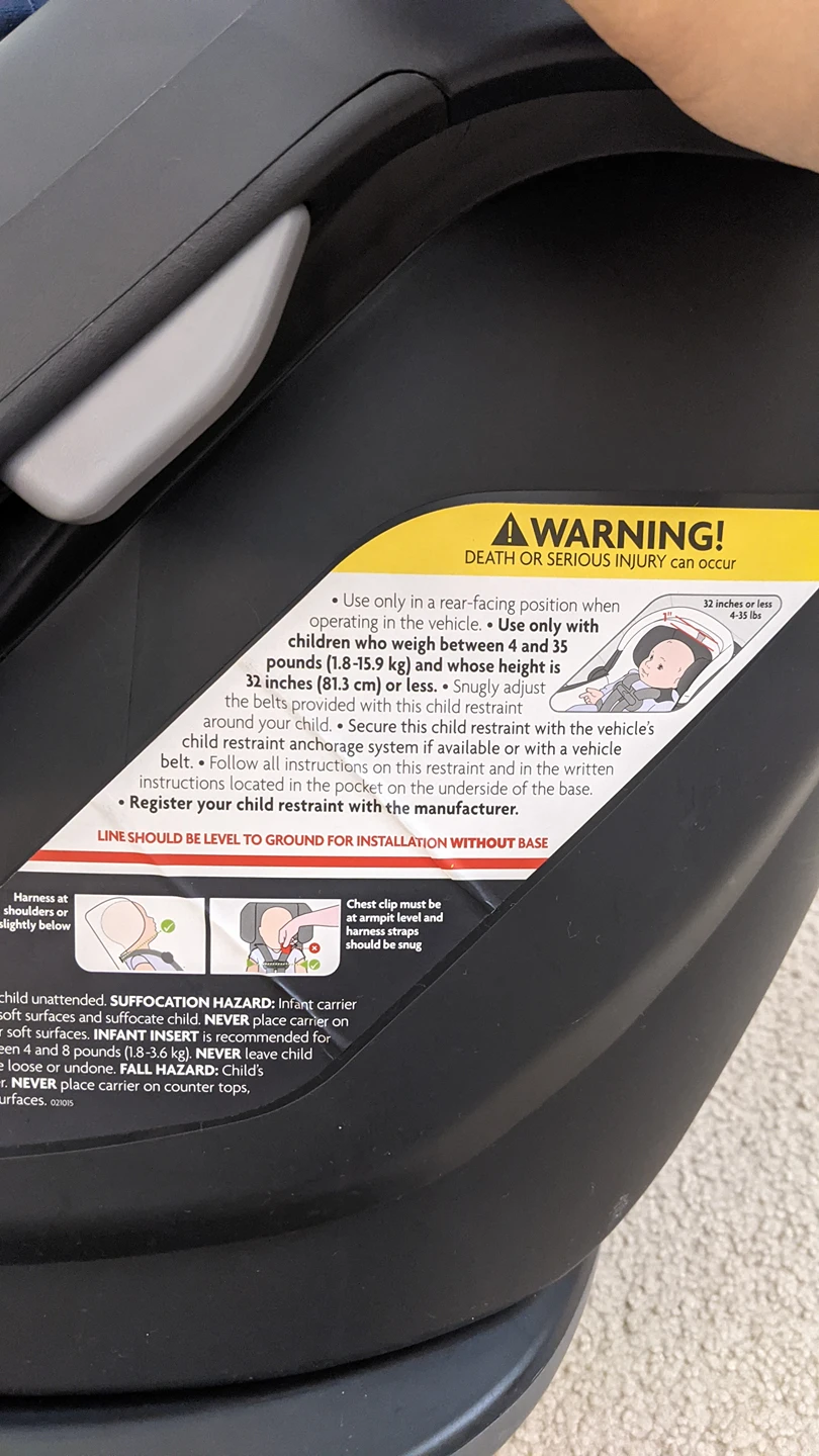 Uppababy car seat and base - photo 4