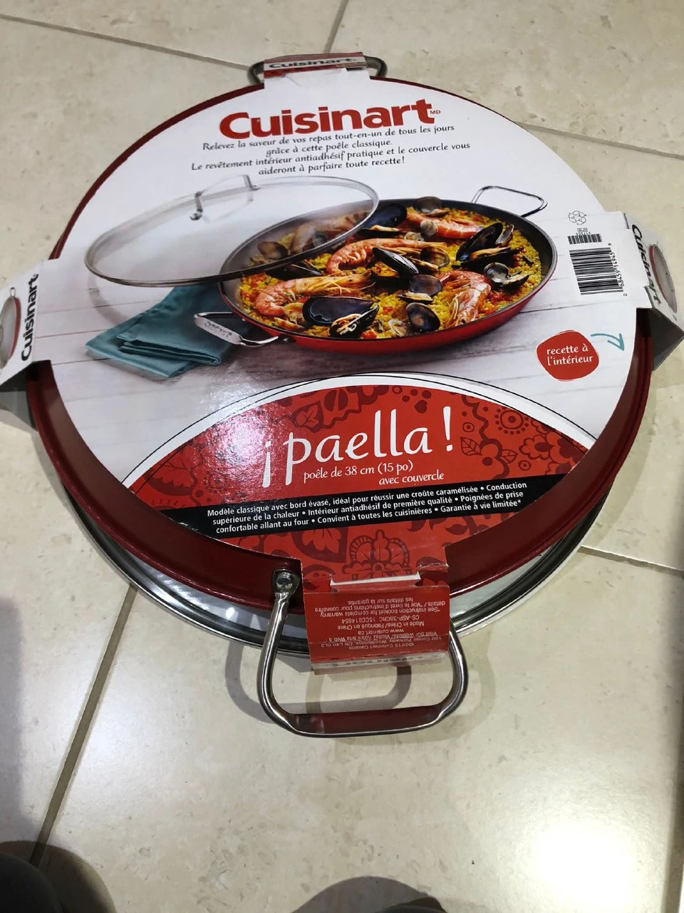 CuisinArt Paella Pan With Glass Cover - photo 2