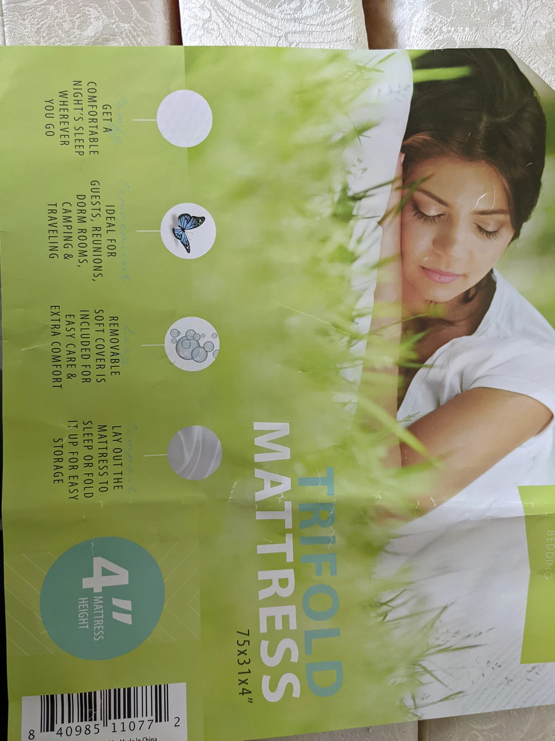 Foldable twin mattress thumbnail