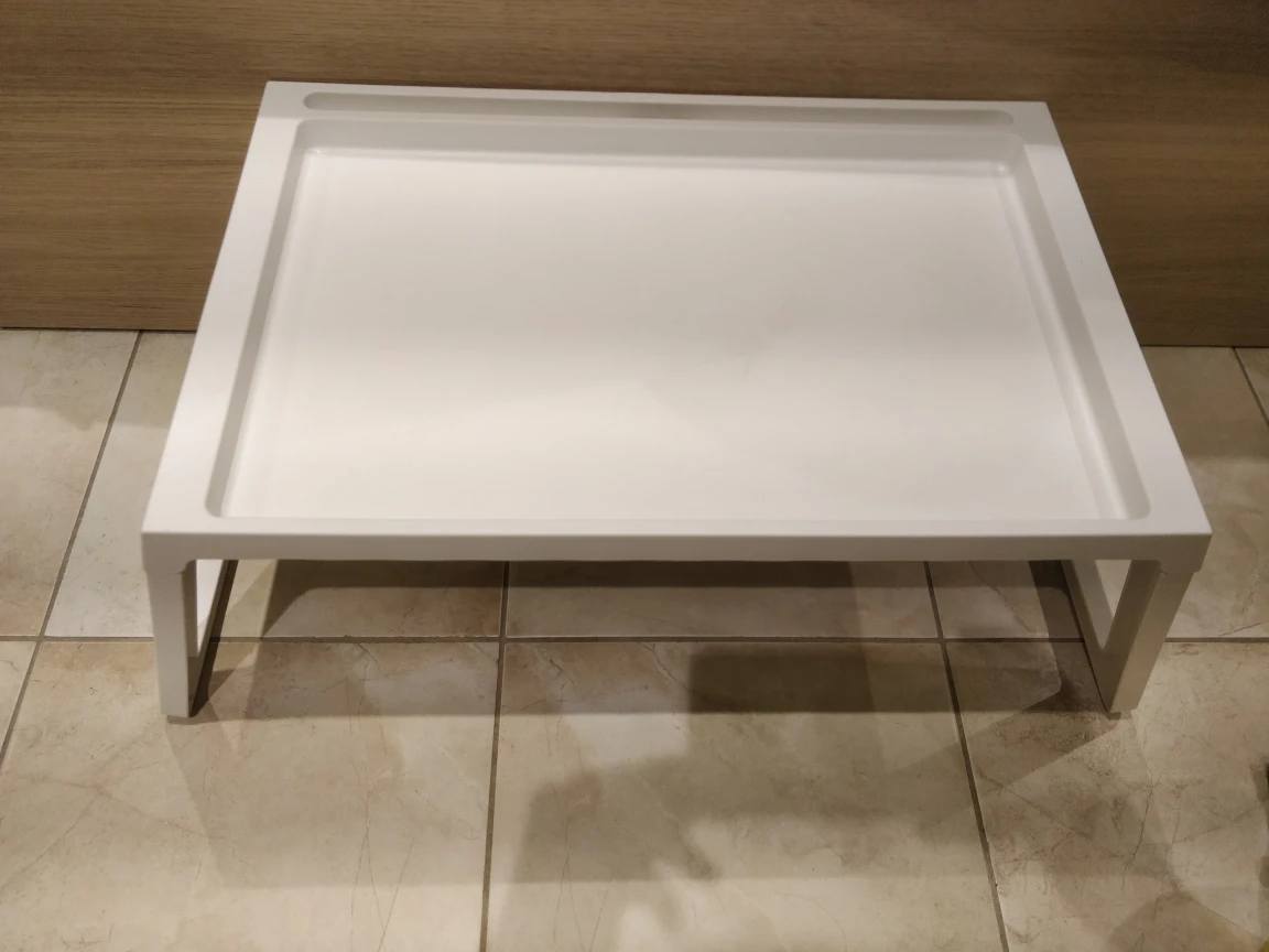 Ikea Foldable Bed Tray KLIPSK (White) thumbnail