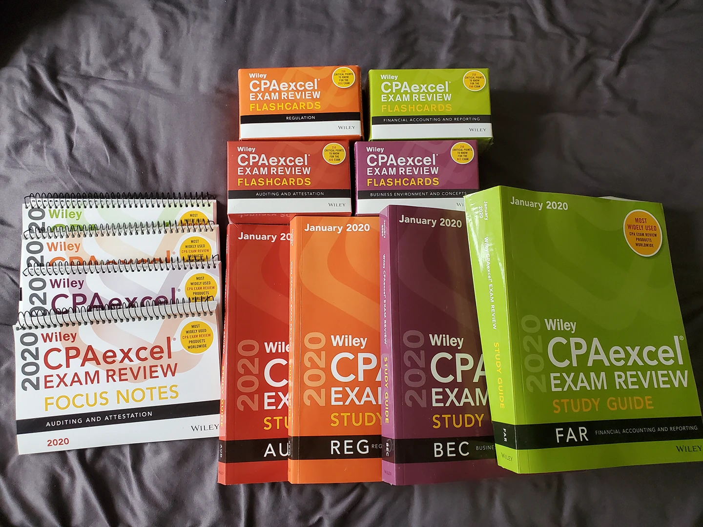 2020 Wiley CPA Study Complete Set
