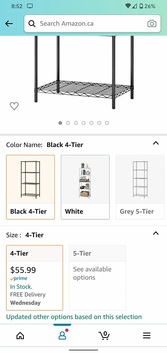 4 tier shelving unit - photo 3