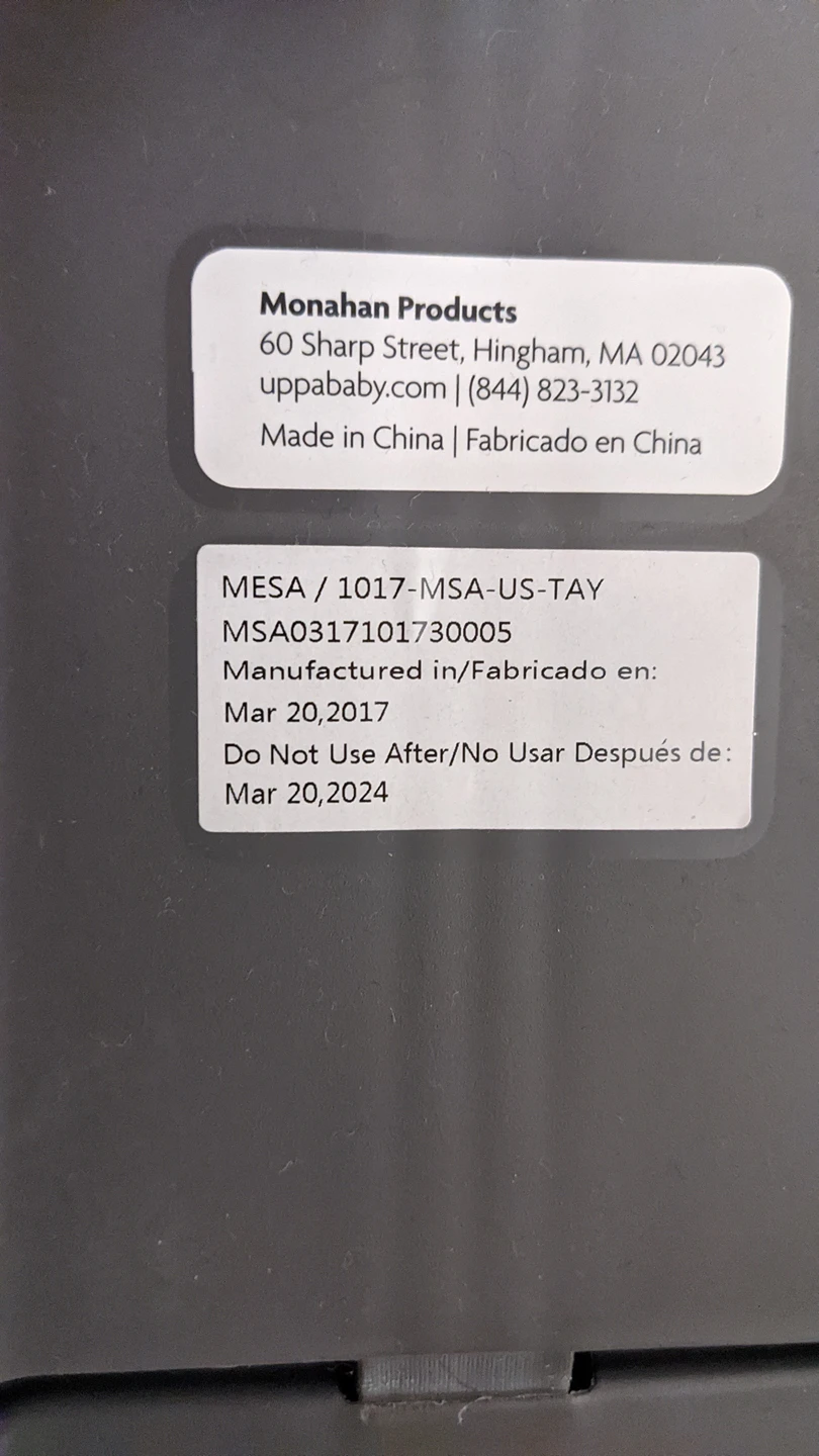 Uppababy car seat and base - photo 3