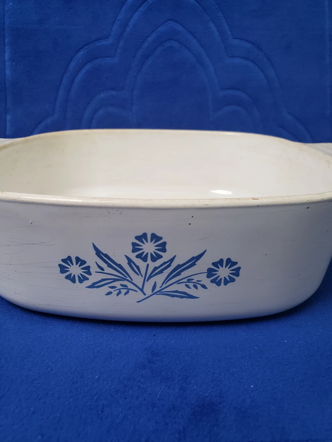 Vintage Blue Cornflower Corningware Caserole Dish thumbnail