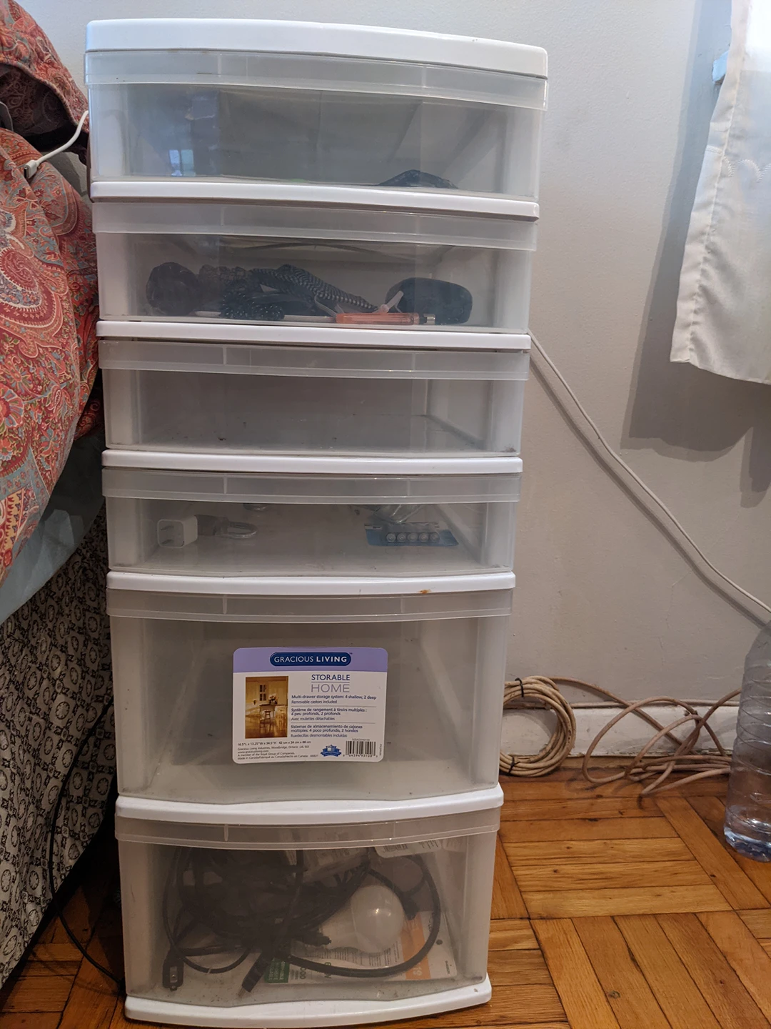 Plastic drawer/storage tower - photo 3