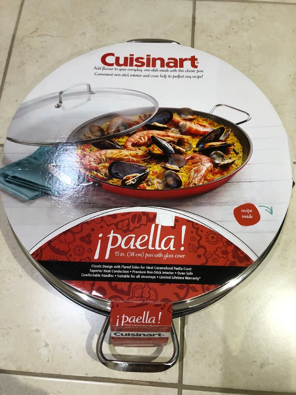 CuisinArt Paella Pan With Glass Cover