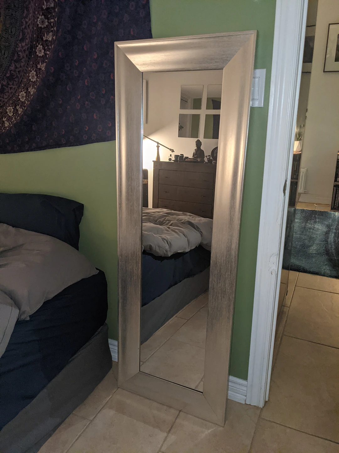 Silver Full Length Mirror thumbnail