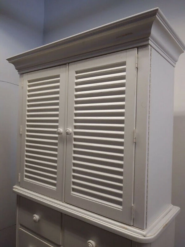 French Farmhouse Distressed Armoire + Free Delivery - photo 5