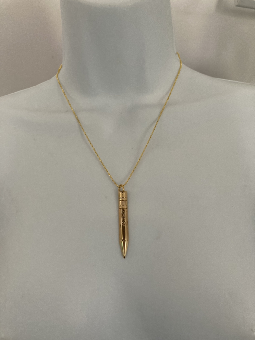 Gold pendants with 18k gold plated necklace - photo 3