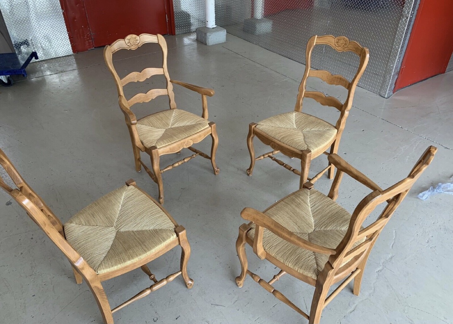 4 ITALIAN DINING CHAIRS  thumbnail