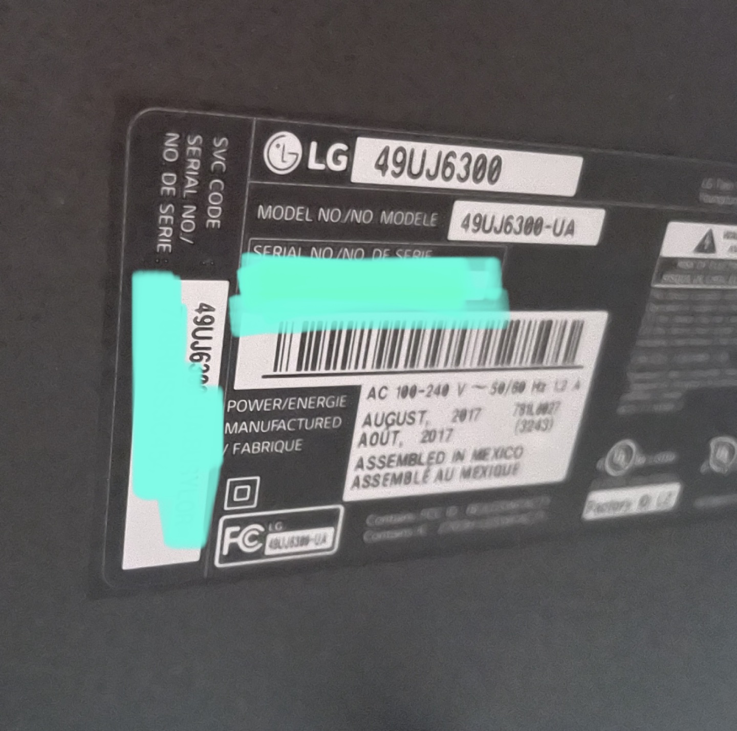 LG tv 49’ $100  - photo 3