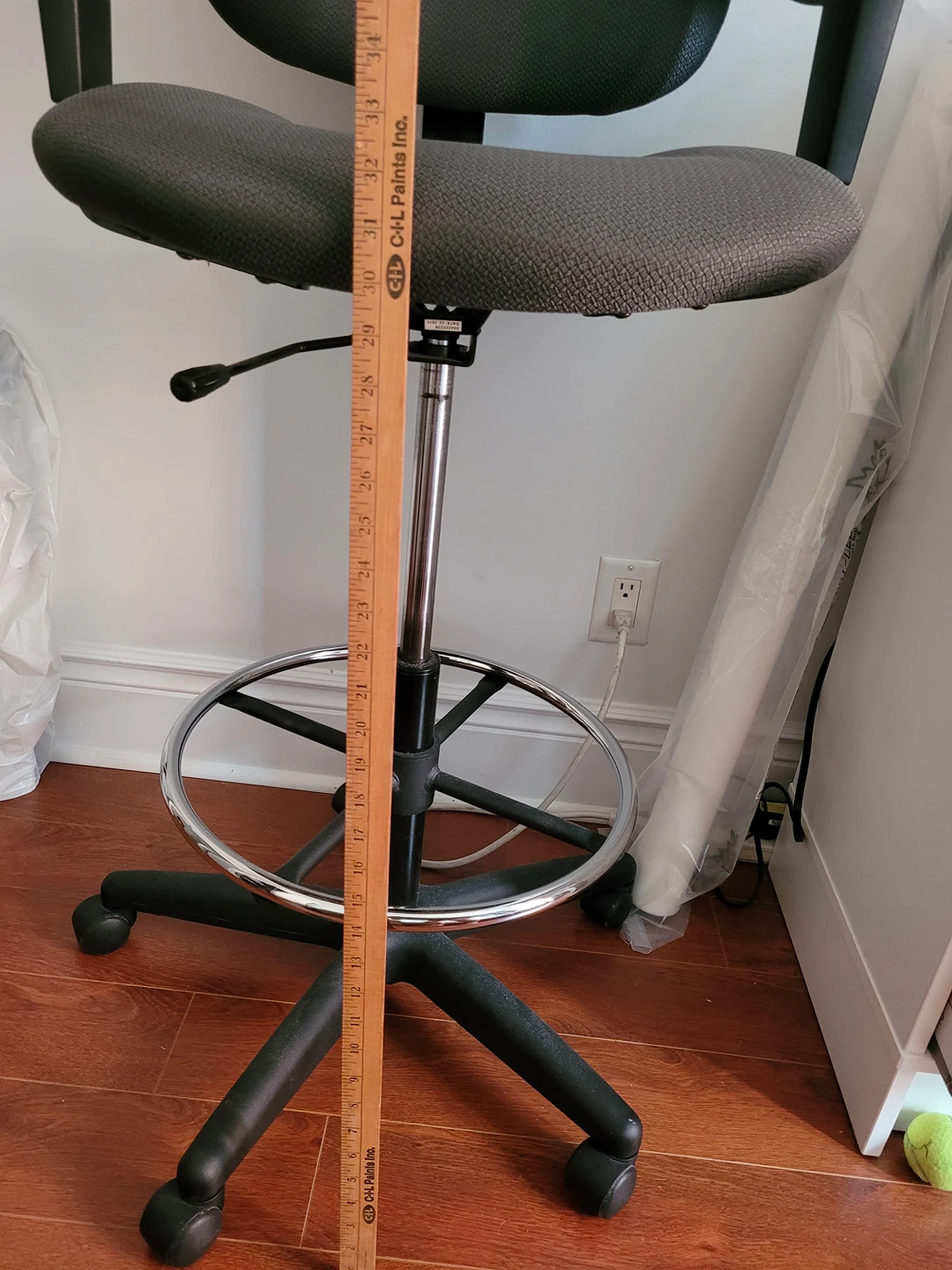 Drafting Chair | with Adjustable Seat Height and Foot Rest  image indicator(2)