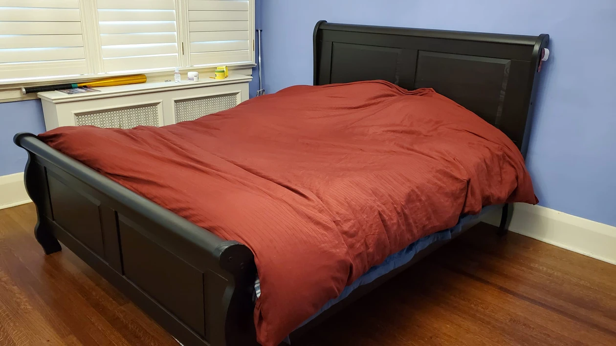IKEA luxury look wooden bed for sale