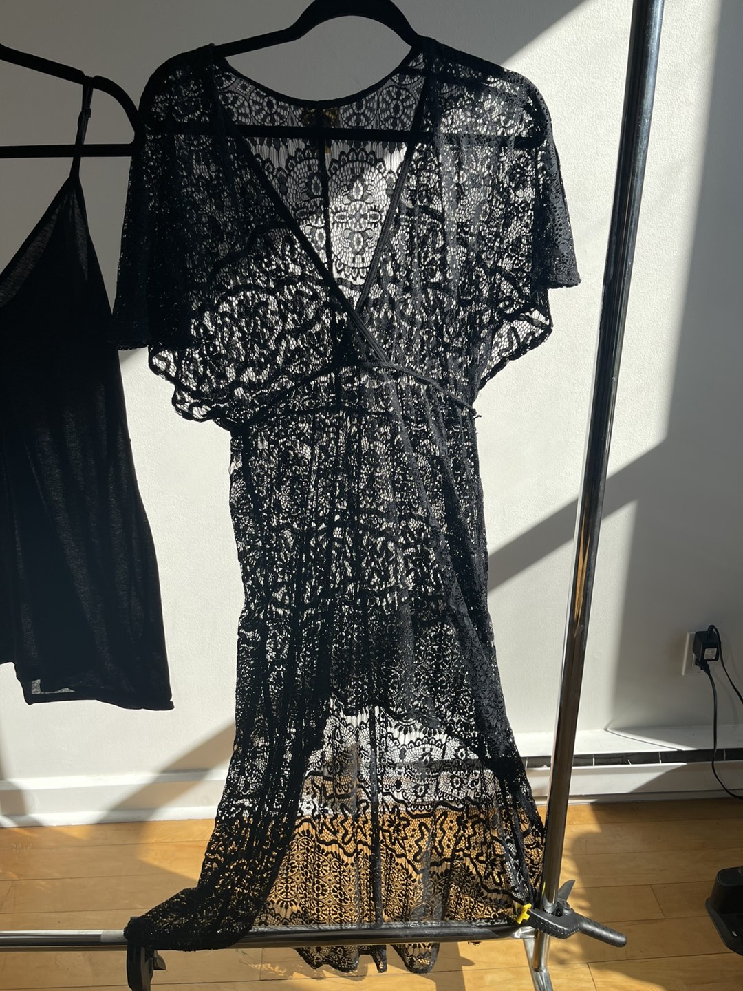 H&M Black Hi-Low Dress size 10 image indicator(4)