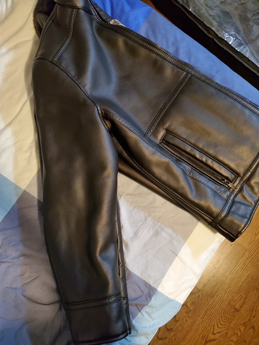 Calvin Klein leather jacket - photo 3