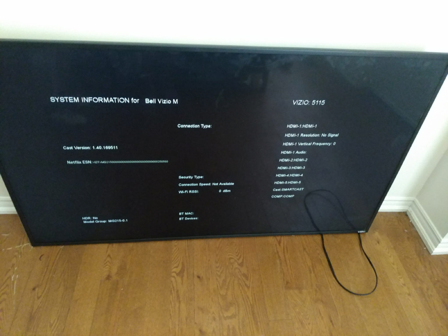 Flat screen tv