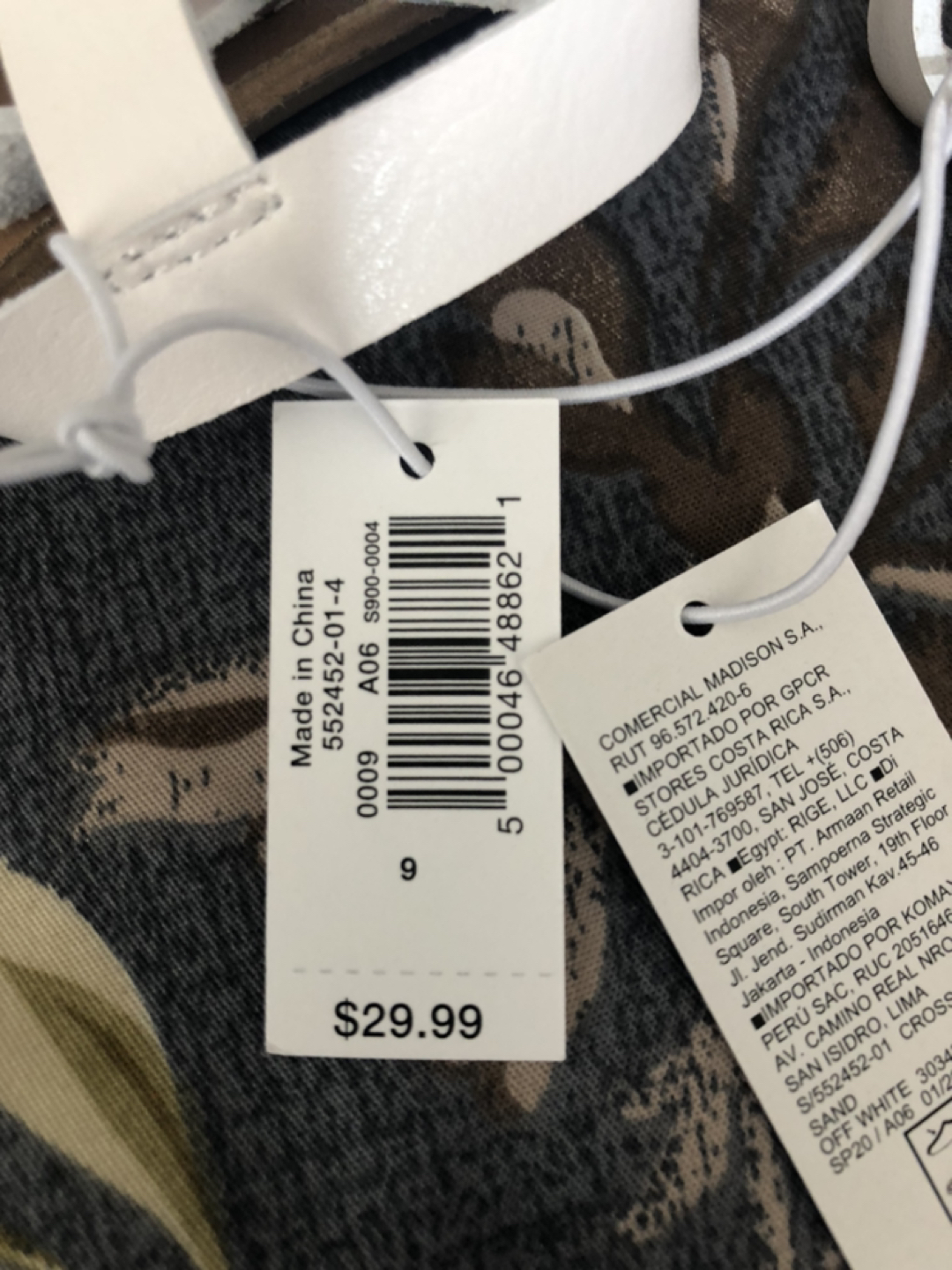 Old Navy White strap sandals - photo 4