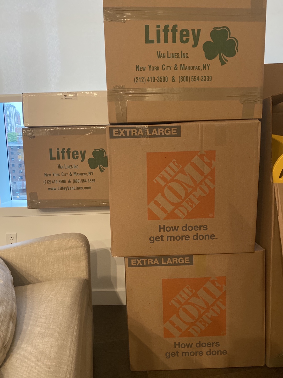First used Moving boxes 45