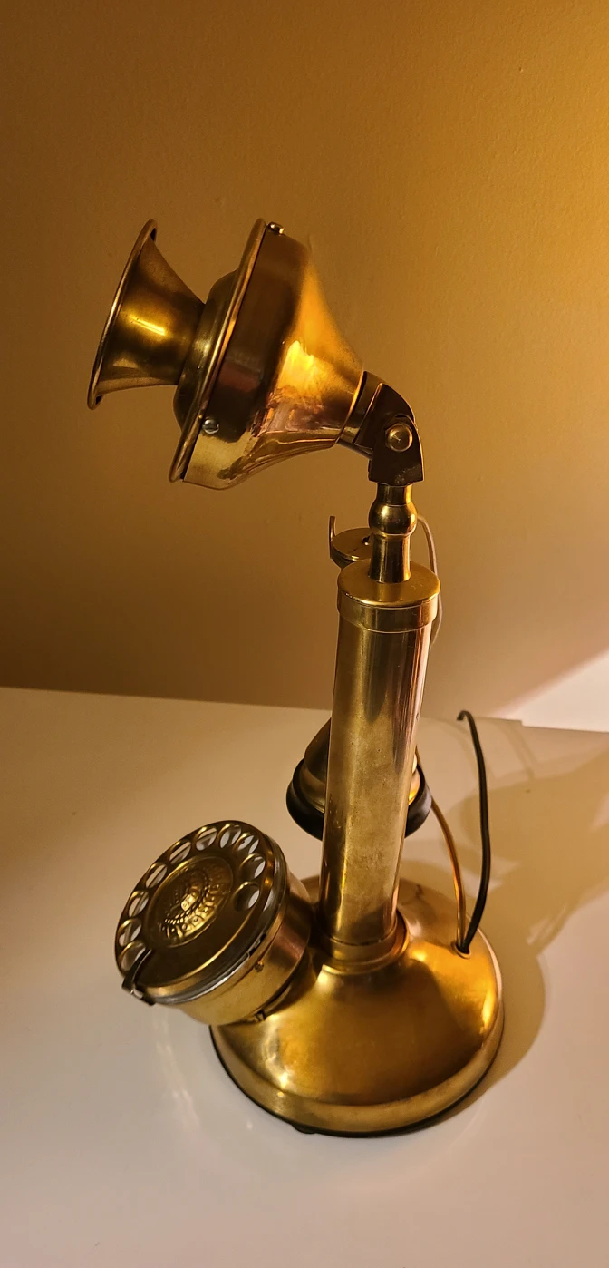 Brass Candlestick Phone - photo 3