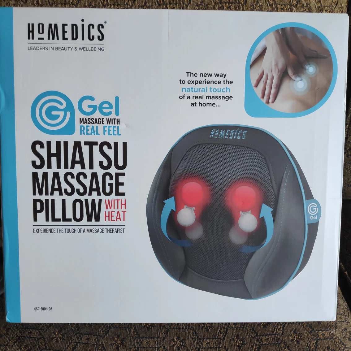 Homedics Shiatsu Massage Pillow with Heat thumbnail