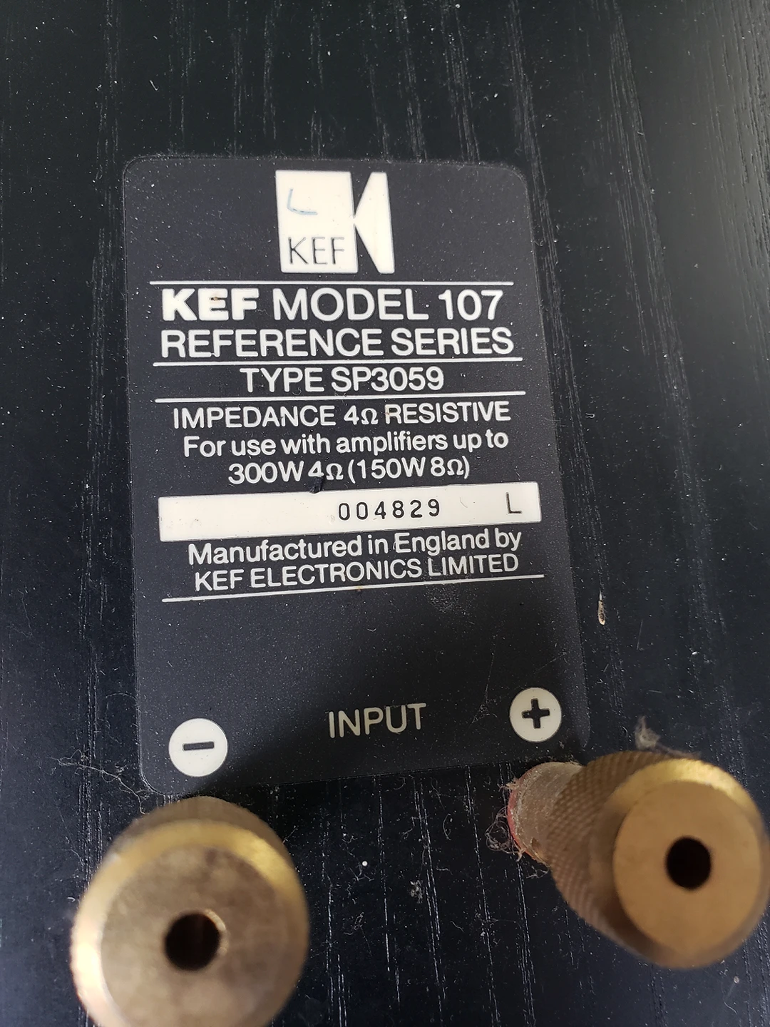 Pair of KEF Model 107 Reference Series Floor Standing Speakers - photo 5