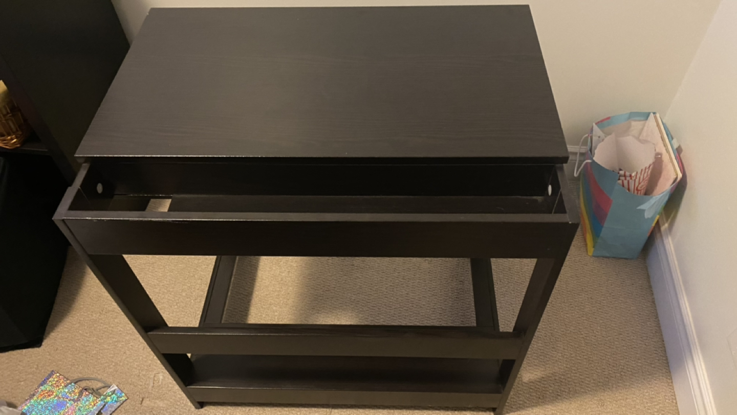 Ikea brown desk - photo 3