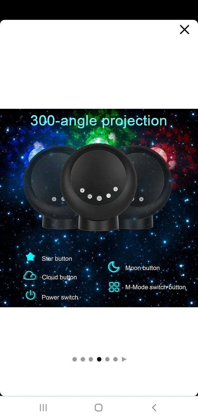 NXENTC Star Projector, - photo 5