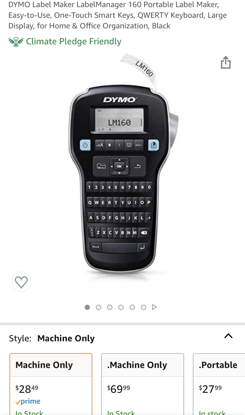 Label Maker DYMO 160 - photo 3