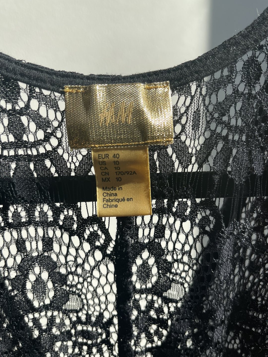 H&M Black Hi-Low Dress size 10 image indicator(2)