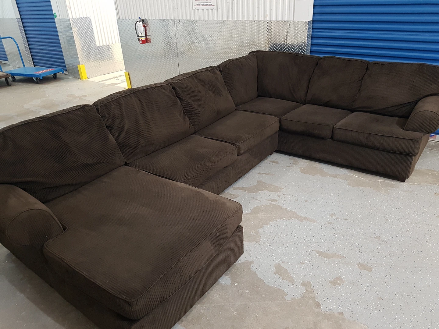 Good Condition Brown Sectional