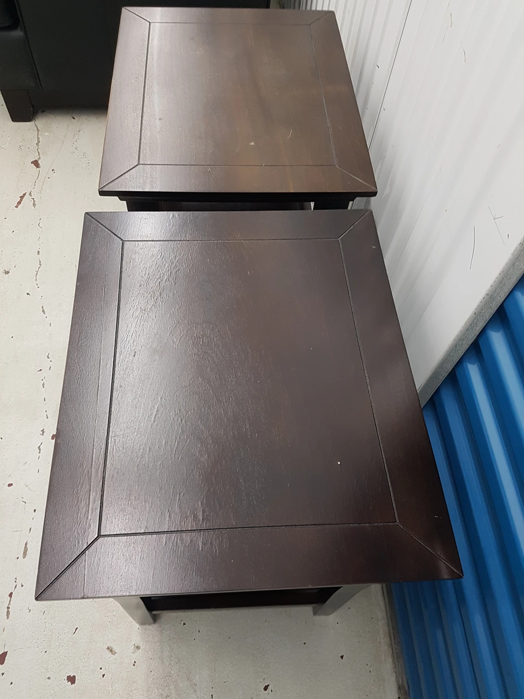 2 Brown Side tables - photo 3