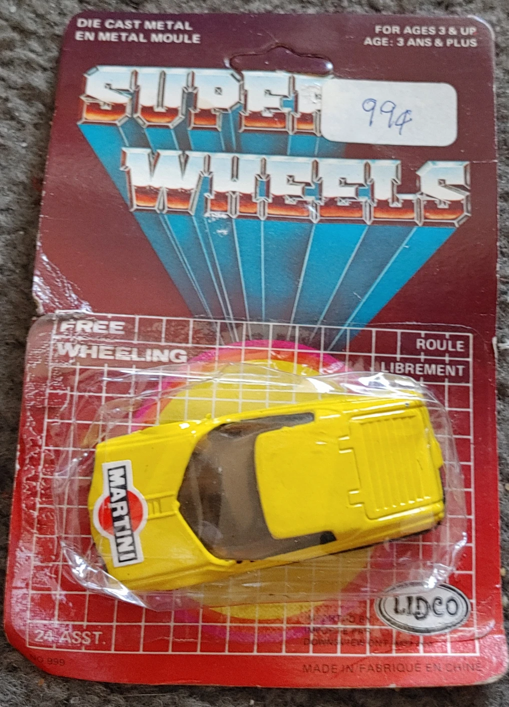 Vintage 4 Toy Cars Set-still in the packages-ages 3+ - photo 4