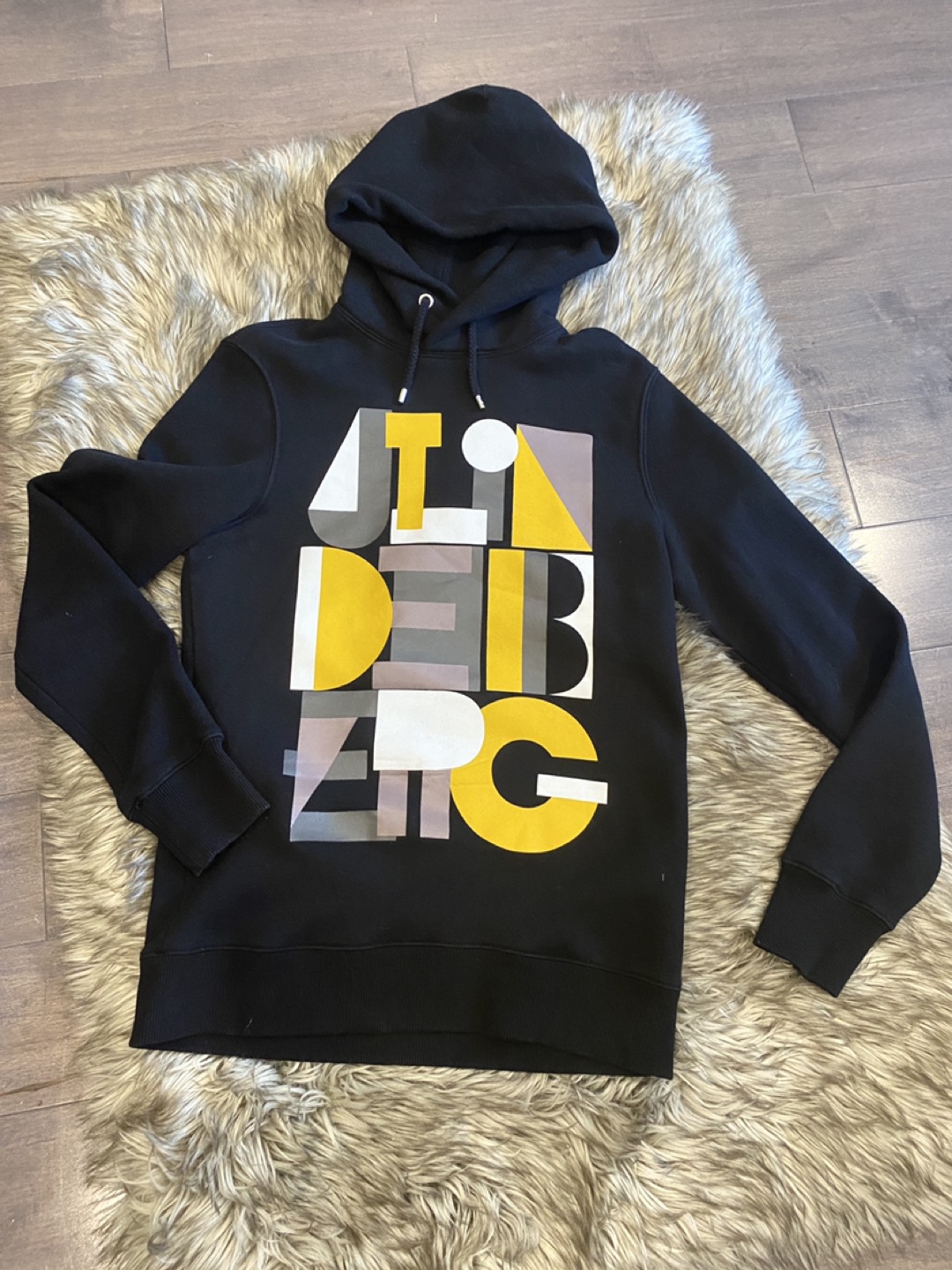 J Lindeberg Men Logo Hoodie size Small thumbnail
