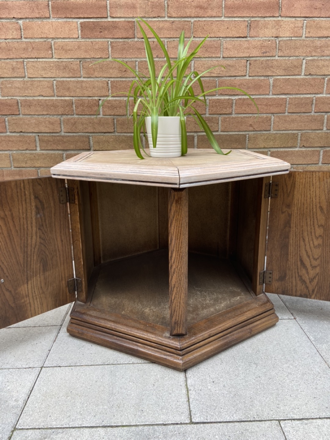 Vintage Solid Wood End Table  - photo 2