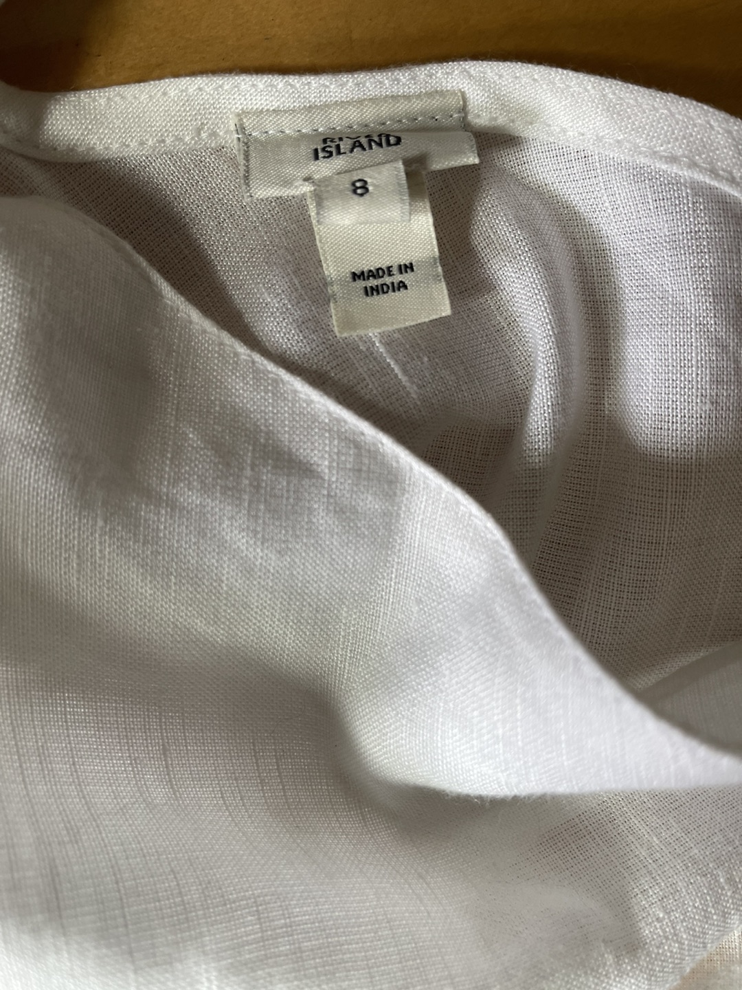 Classic White Linen Summer Dress image indicator(3)