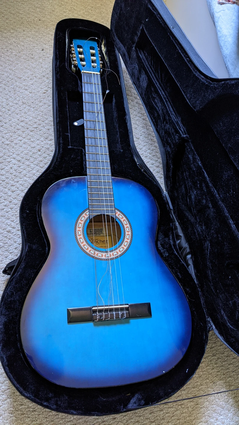Guitar with case thumbnail