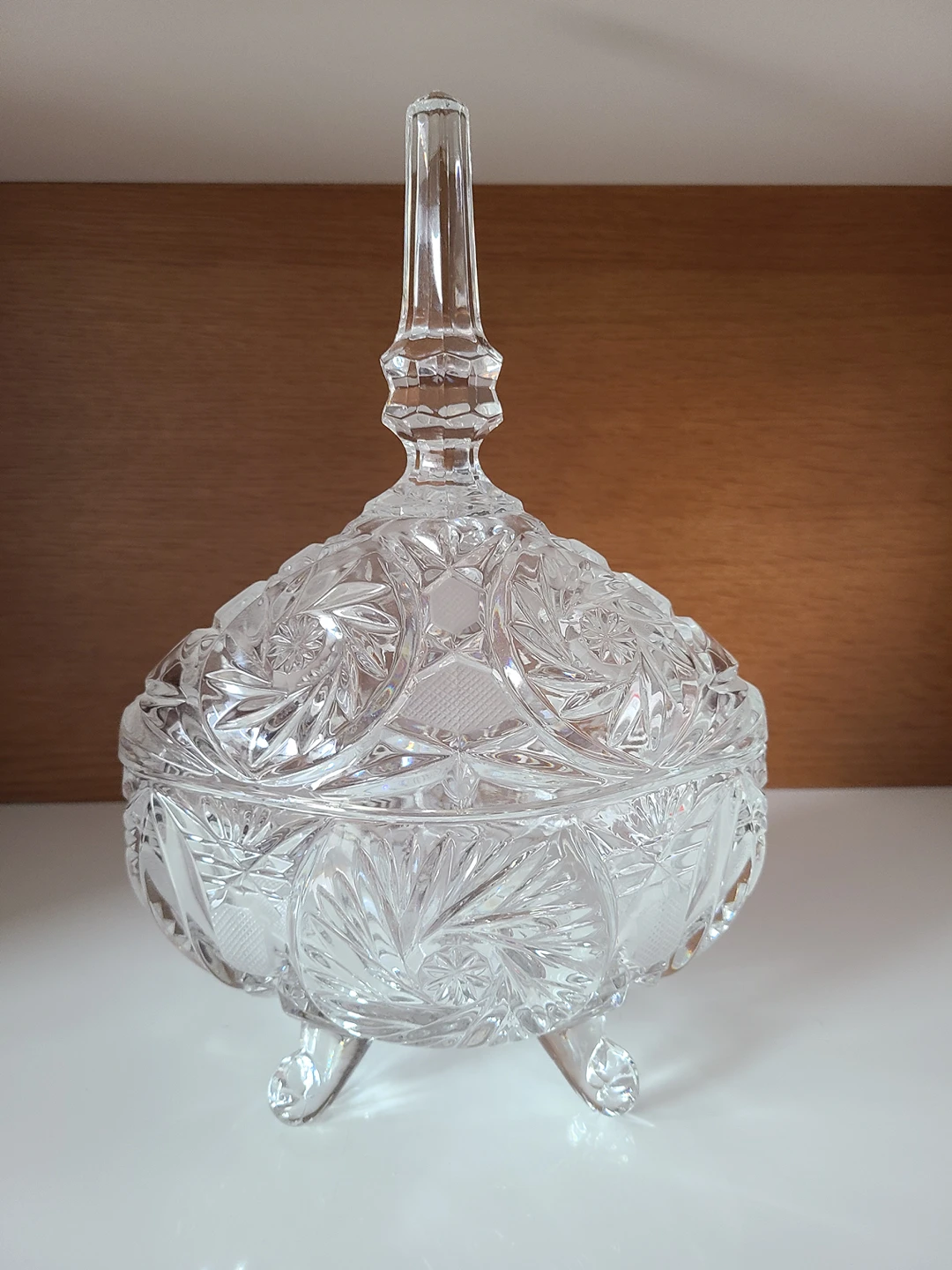 Chrystal lidded Jar thumbnail