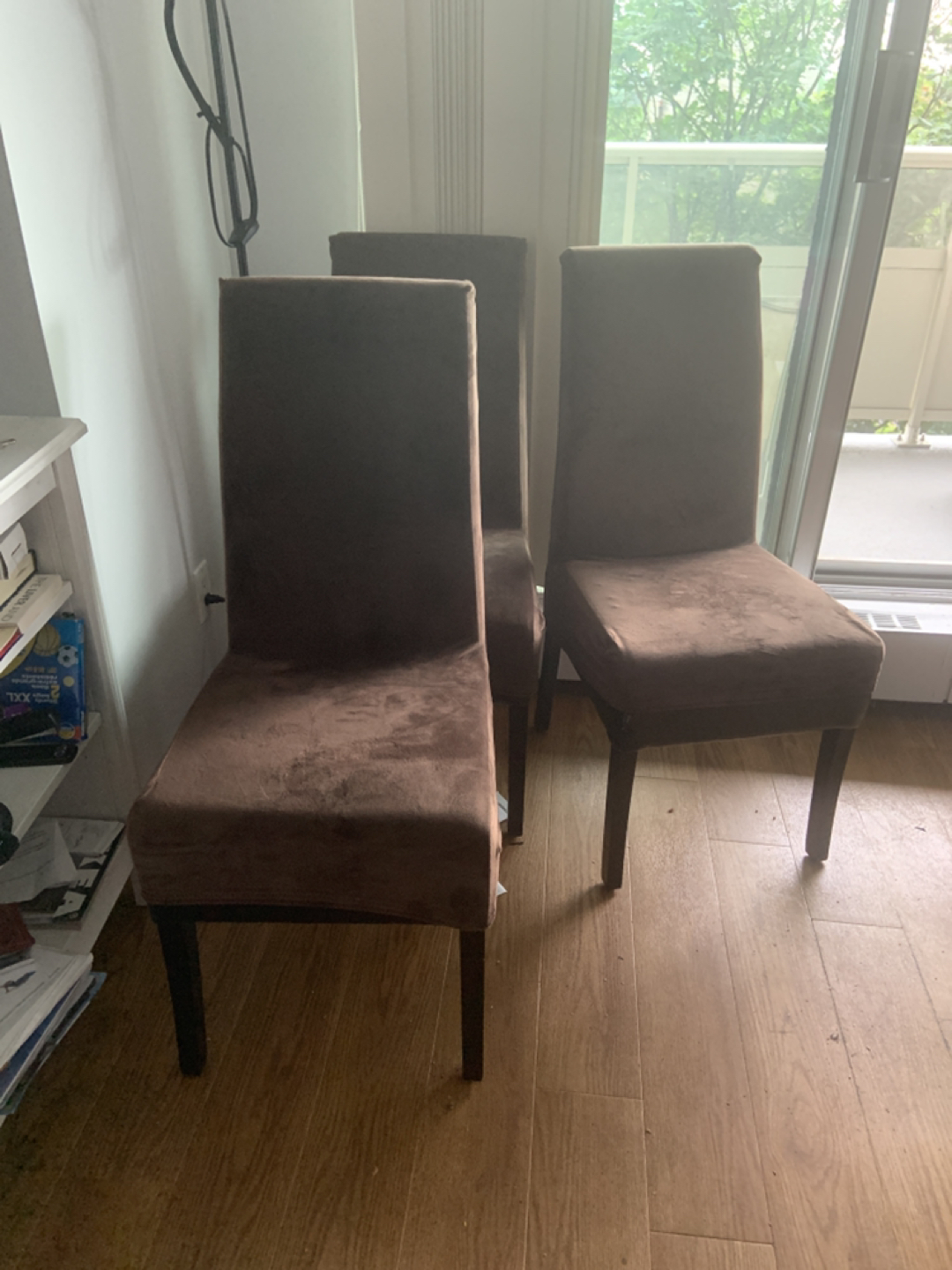 4 Chairs velvet covers thumbnail