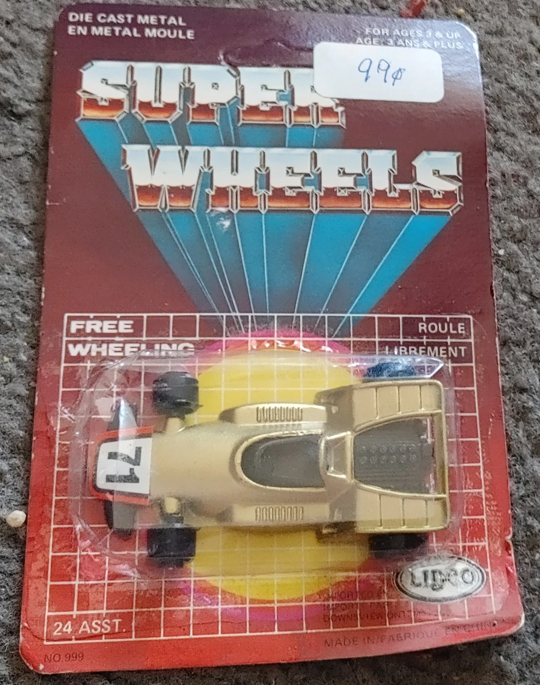 Vintage 4 Toy Cars Set-still in the packages-ages 3+ - photo 5