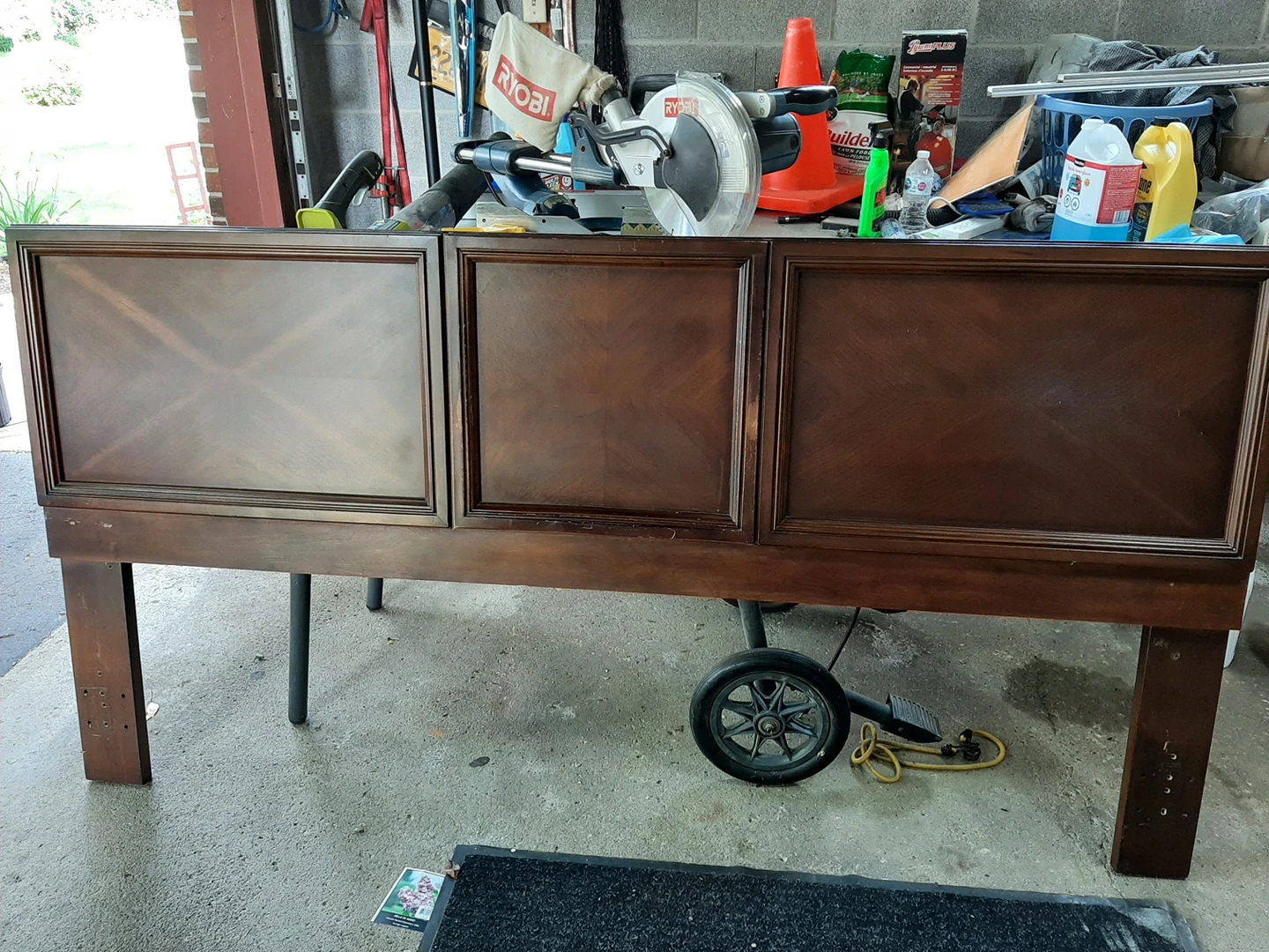 Solid Wood King Size Headboard thumbnail