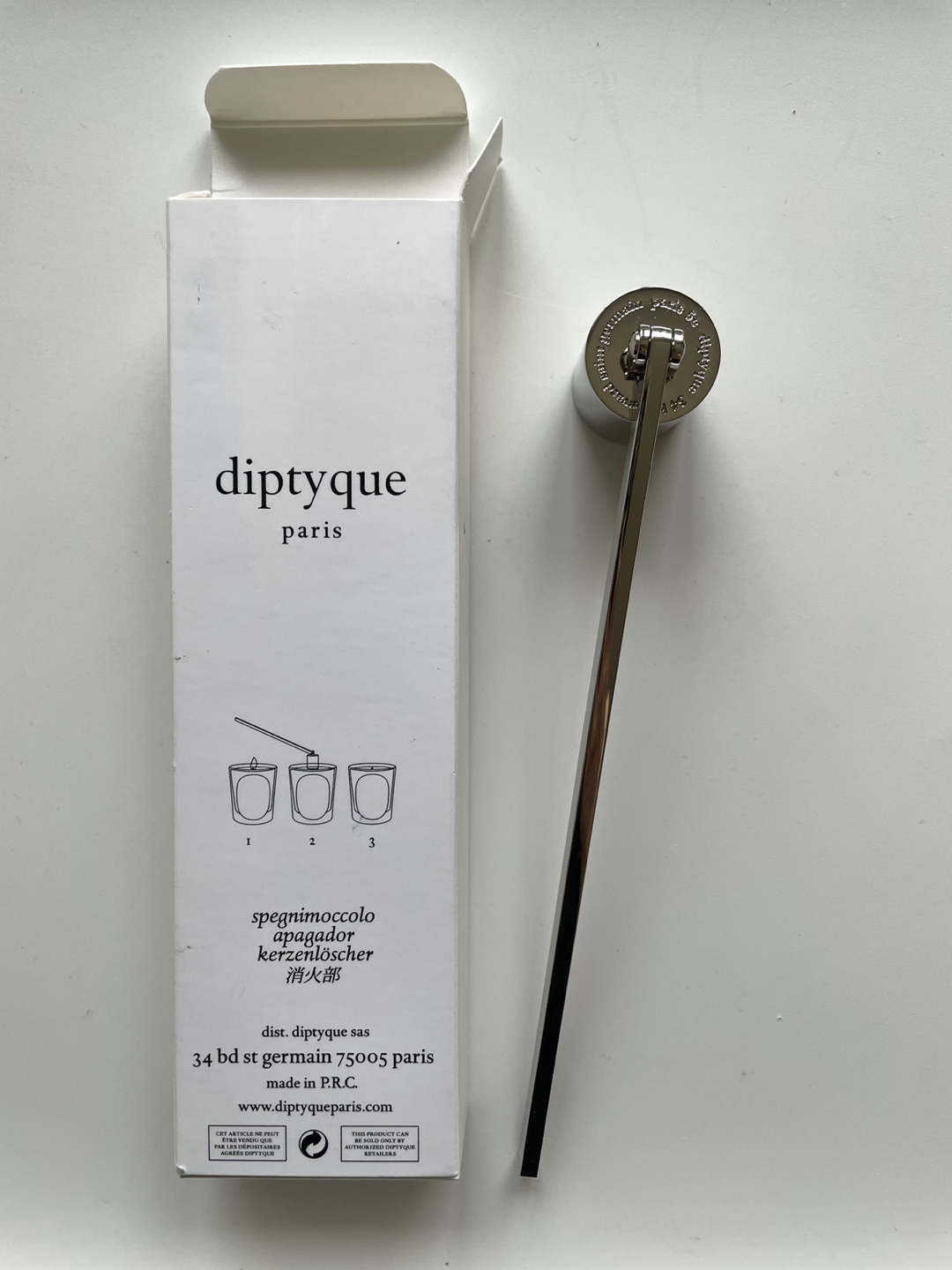 NIB Diptyque CANDLE SNUFFER - photo 2